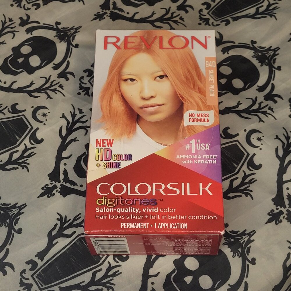 💇‍♀️💋 Revlon ColorSilk Permanent Color - SUNSET PEACH ** NIB ** 💇‍♀️💋